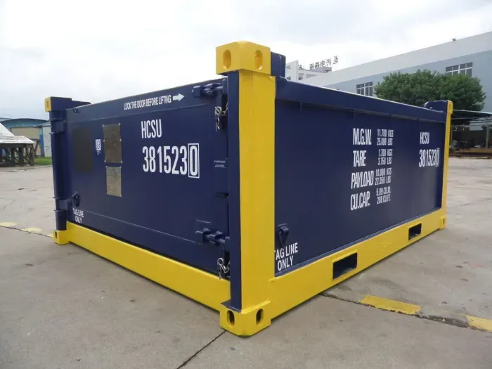 10ft DNV 2.7-1 Half Height Open Top Containers for sale – New