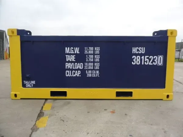 10ft DNV 2.7-1 Half Height Open Top Containers for sale – New (photo 2)