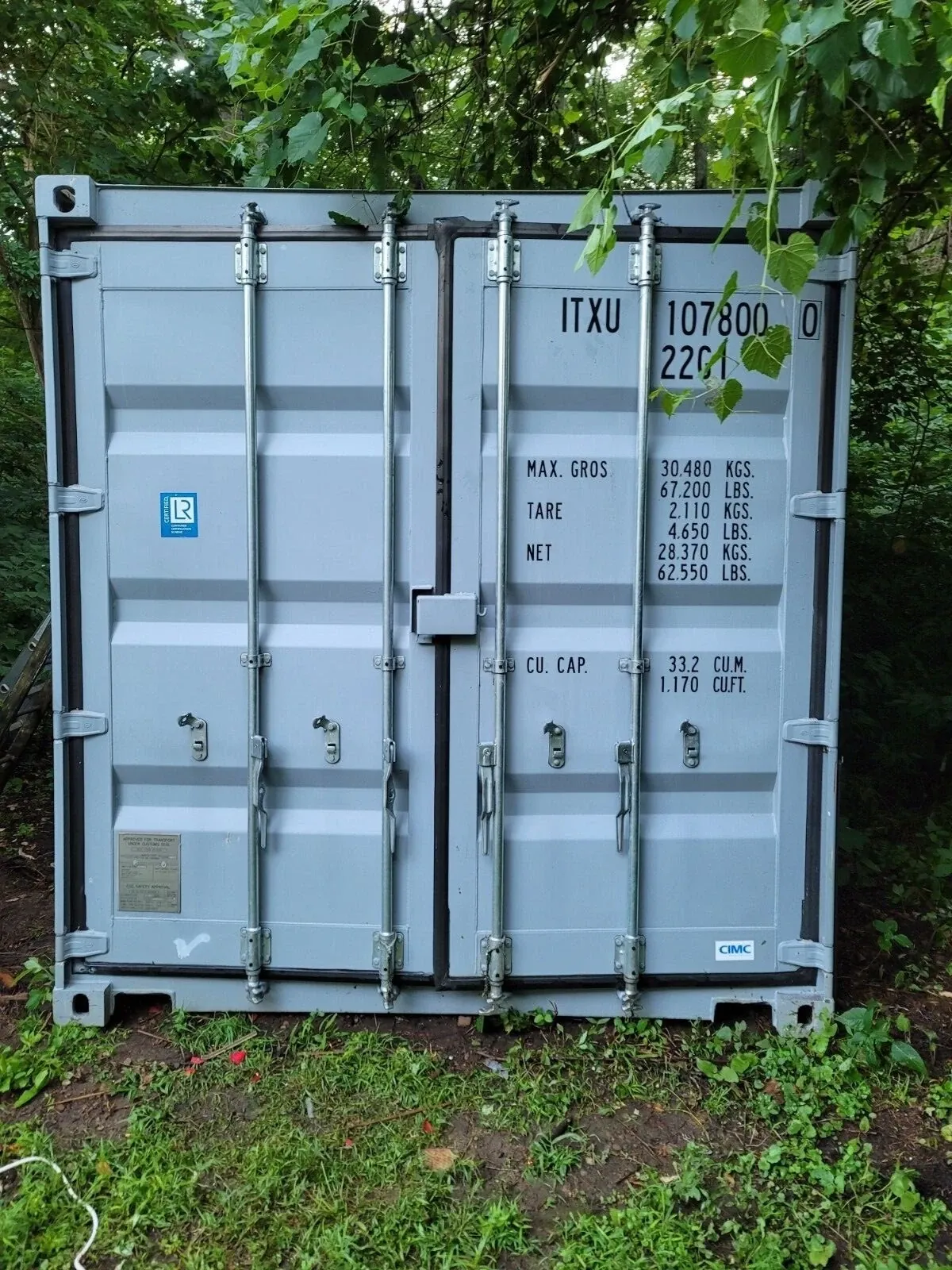 20Ft Steel Shipping Container/Storage Container for sale – Used (Cargo Worthy)