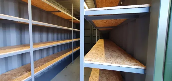 20 x 8Ft 9ft 6 high cube Container, With Anti Condensation, Lighting & Shelving. for sale – Available (photo 4)