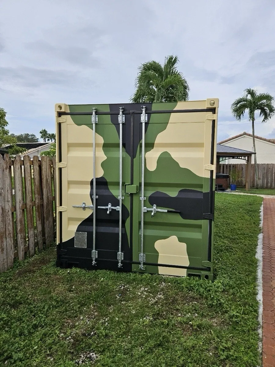 20ft Camouflage Storage Container – Wind & Water Tight for sale – New