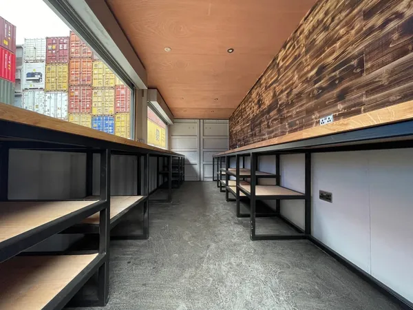 20ft Converted Container Bar – Fully Customized Outdoor Serving Unit for sale – Available (photo 3)