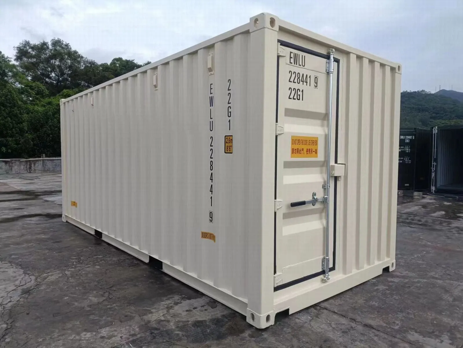 20ft One-Trip Shipping Container – Triple Door Access (Double + Single Door) for sale – New (One-Trip)