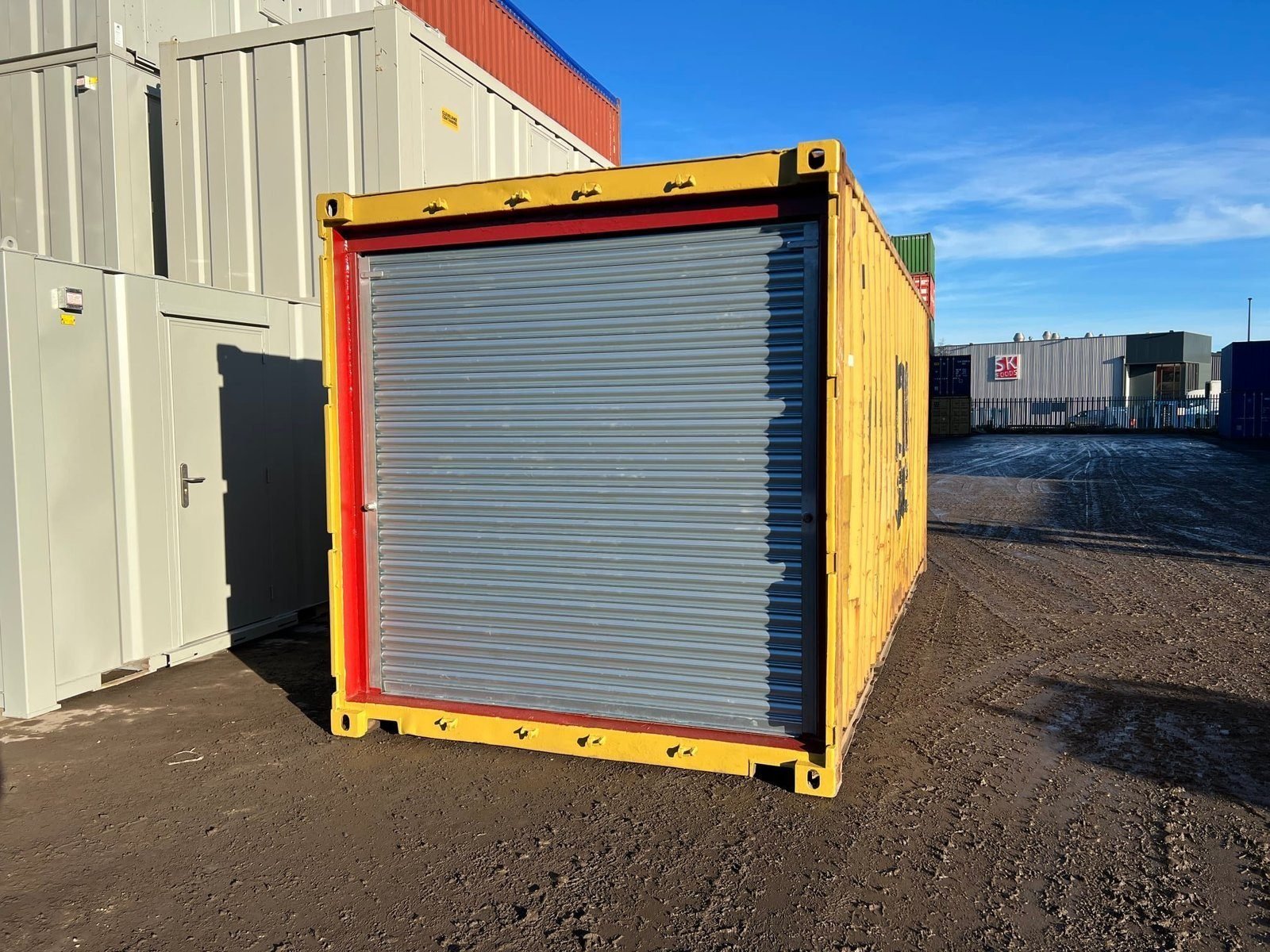 20ft Shipping Container with Roller Shutter Door For Sale for sale – Used (Cargo Worthy)