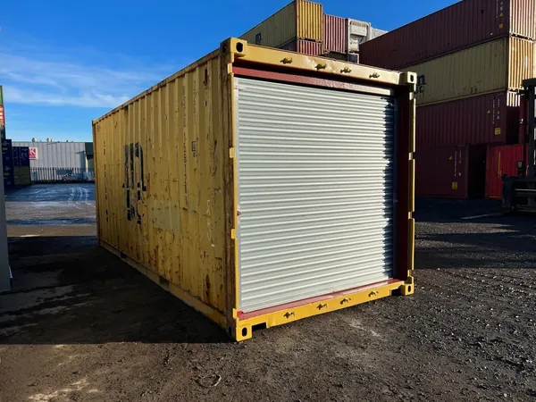 20ft Shipping Container with Roller Shutter Door For Sale for sale – Used (Cargo Worthy) (photo 2)