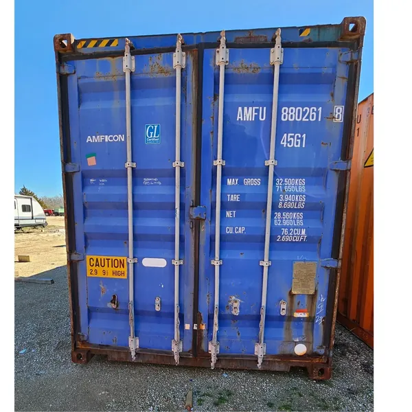 40 ft Shipping Container – Water Tight – High Cube for sale – Used (Cargo Worthy) (photo 3)