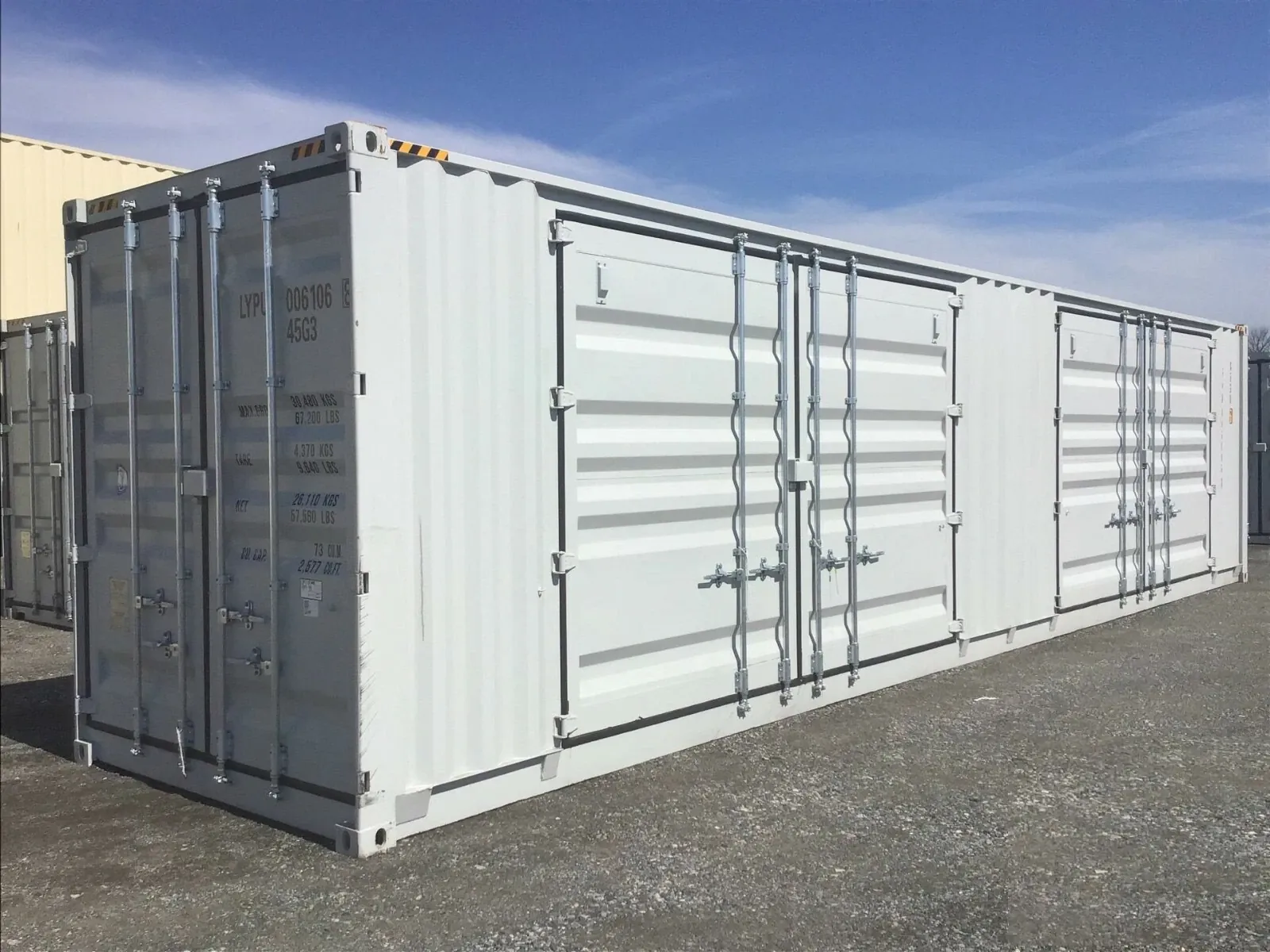 40ft High Cube Container with 2 Side Doors – One Trip for sale – New (One-Trip)