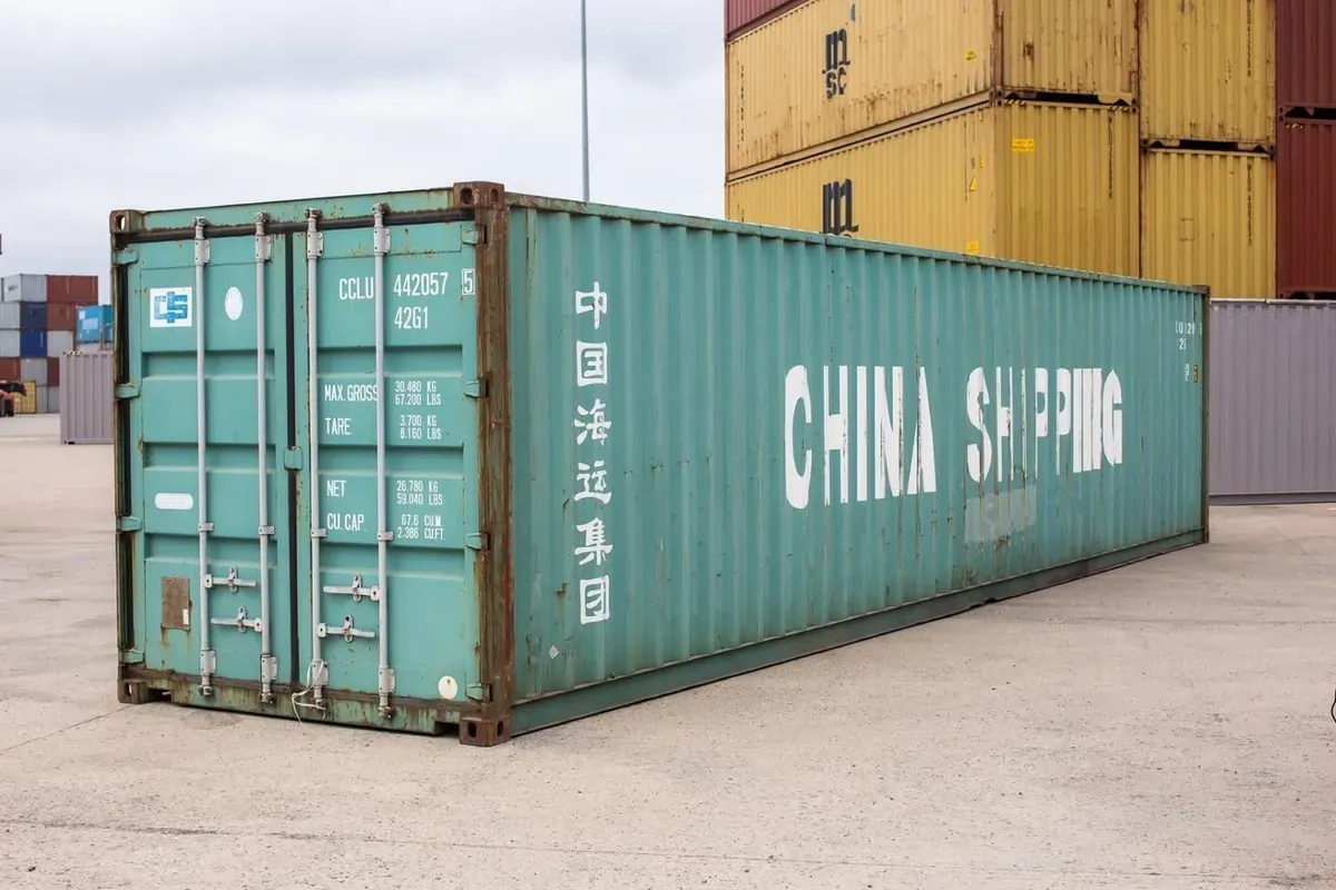 40ft Shipping Container – Wind and Watertight, Lock Box – Used (Cargo Worthy)
