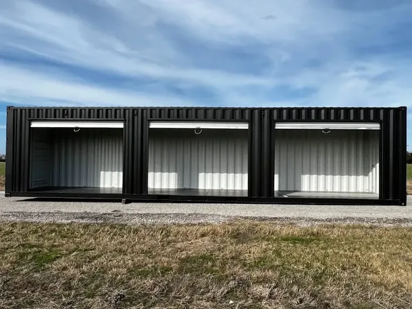 40ft Shipping Container w/3 Roll-Up Side Doors for sale – Available (photo 6)