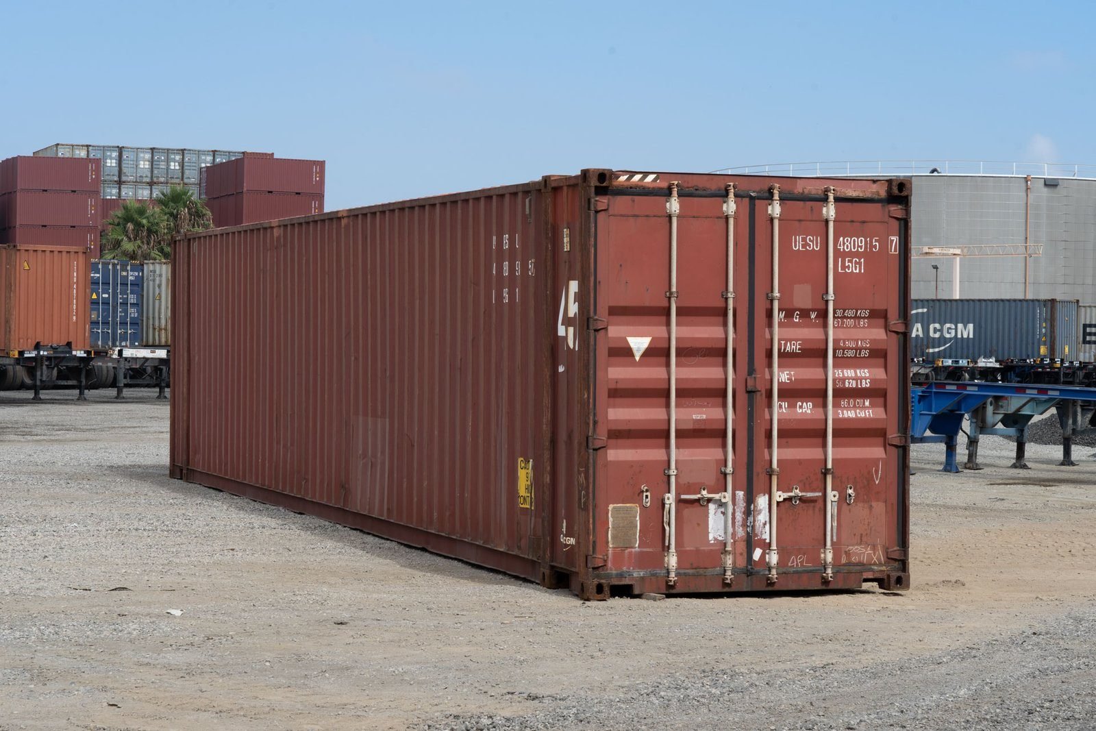 45-foot High Cube Shipping Container – Cargo-worthy for sale – Used (Cargo Worthy)