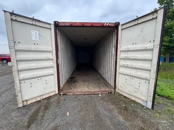 45ft Steel Shipping Containers Red for sale – Used (Cargo Worthy) (photo 4)