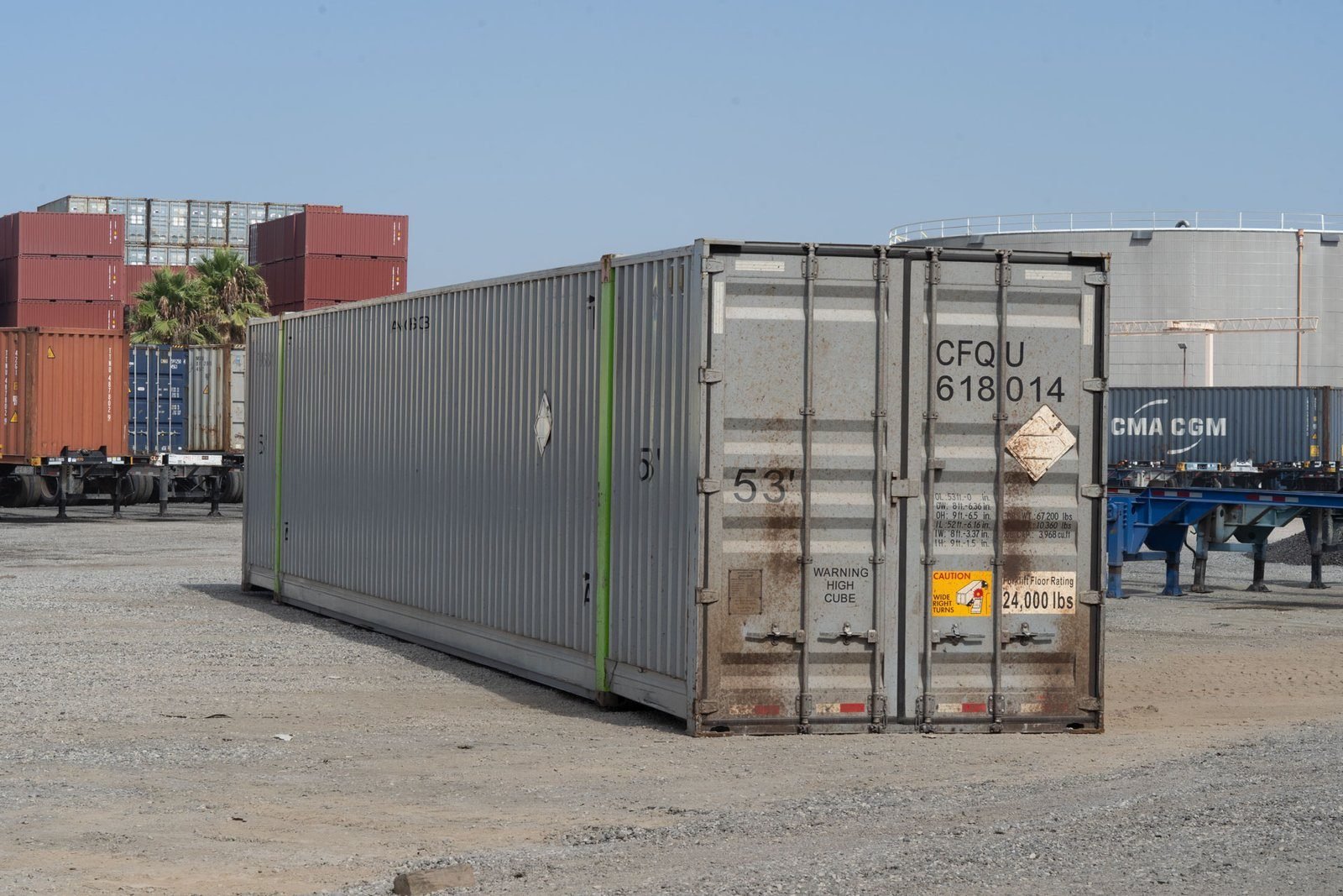 53-foot High Cube Shipping Container – Cargo-Worthy for sale – Used (Cargo Worthy)