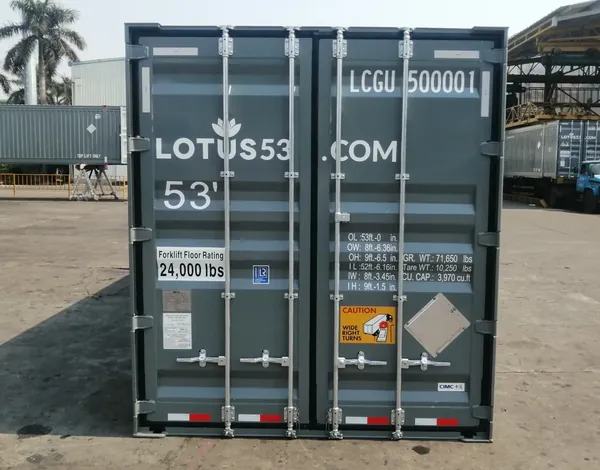 53-foot High Cube Shipping Container – One-Trip for sale – New (One-Trip) (photo 2)