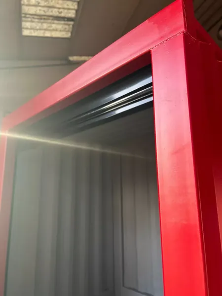 6ft Bespoke Roller Shuttered Shipping Container | Secure  Motorized Coiling Door for sale – Available (photo 2)