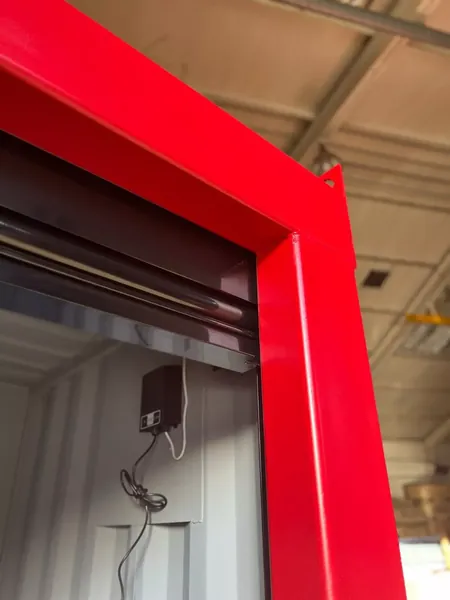 6ft Bespoke Roller Shuttered Shipping Container | Secure  Motorized Coiling Door for sale – Available (photo 3)
