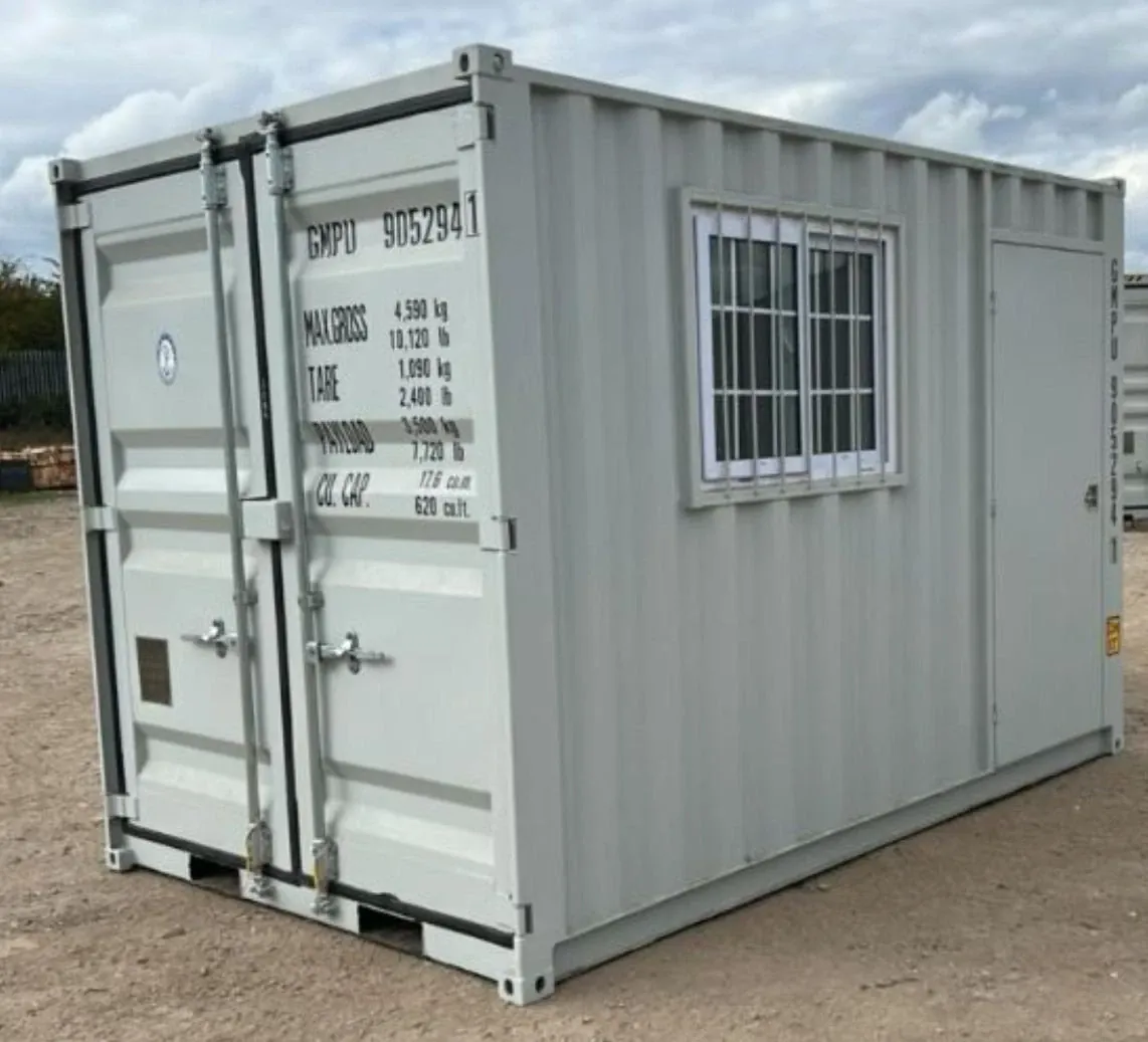 9ft Container Office complete with window and side door for sale – Available