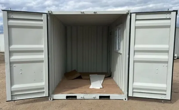 9ft Container Office complete with window and side door for sale – Available (photo 8)