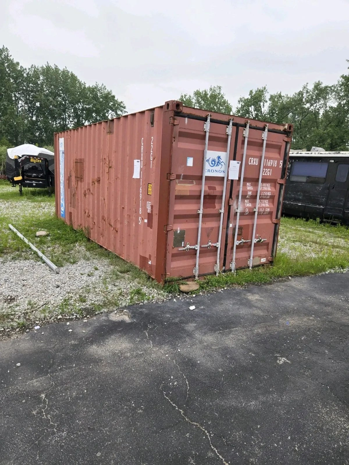 Durable and Affordable 20′ Storage Containers / Storage Pods for sale – Used (Cargo Worthy)