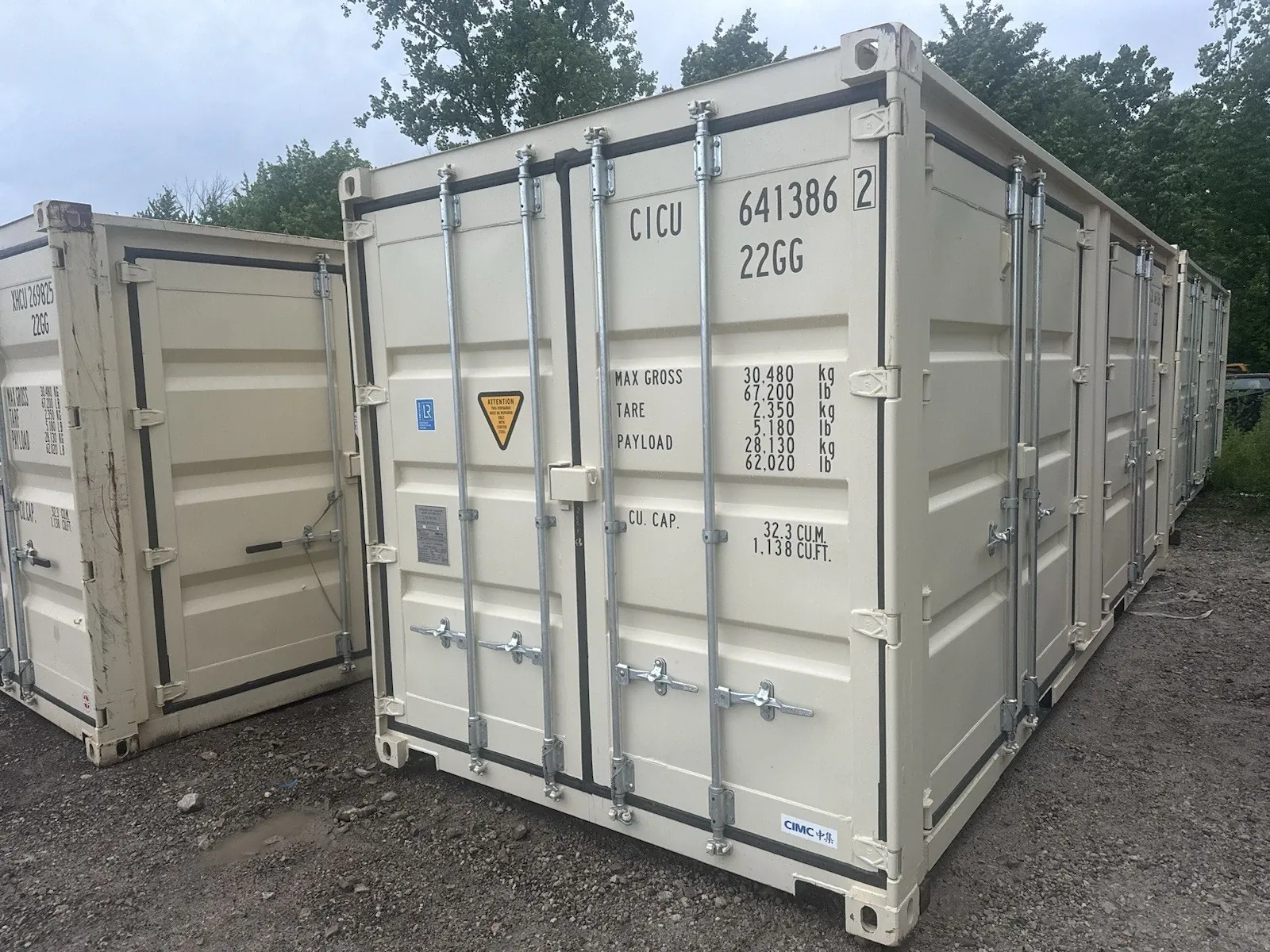 20ft Open Side Shipping Container – One Trip – With Side Doors for sale – New (One-Trip)