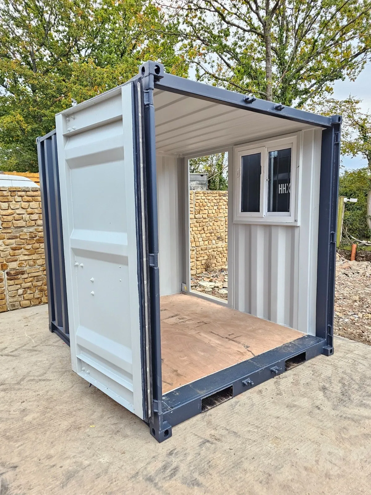 8′ Shipping Container Site Safe Lock Up Box Toolbox 8ft Workshop Shed Office for sale – Available
