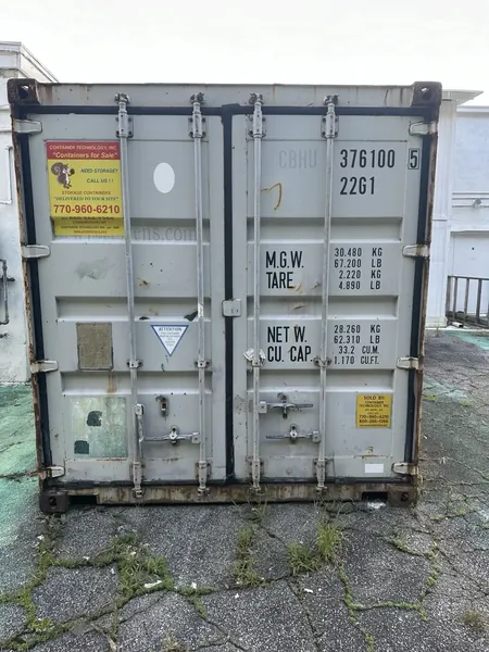 20ft Used Storage Container – Lockable Steel for sale – Used (Cargo Worthy) (photo 4)