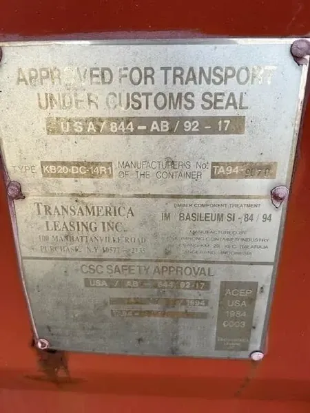 20 Shipping and Storage Containers – 8 Units Available for sale – Used (Cargo Worthy) (photo 6)