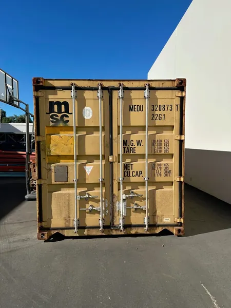 20ft Conex Shipping / Storage Container – Yellow/Gold – Priced to Sell! for sale – Used (Cargo Worthy) (photo 5)