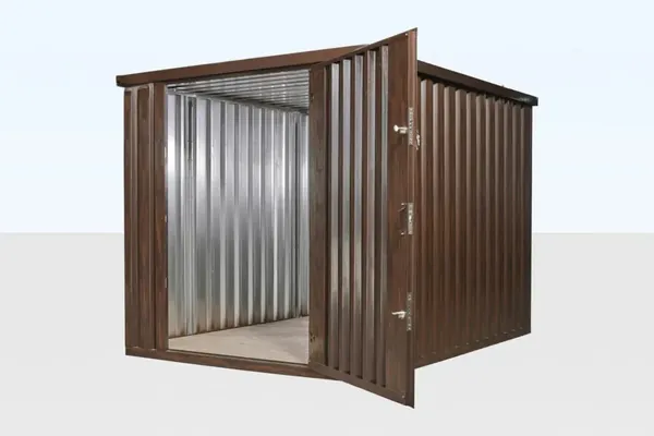 Wood-Effect Flat Packed Storage Container 2M X 2.1M for sale – New (photo 4)