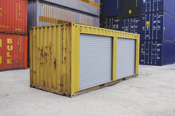 Yellow 20ft Container – Dual Side Roll-Up Doors for sale – Used (Cargo Worthy) (photo 2)