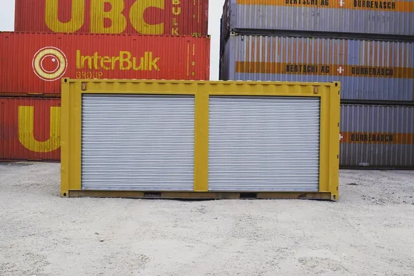 Yellow 20ft Container – Dual Side Roll-Up Doors for sale – Used (Cargo Worthy) (photo 3)